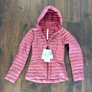 Lululemon Athletica Burgundy Puffer Jacket